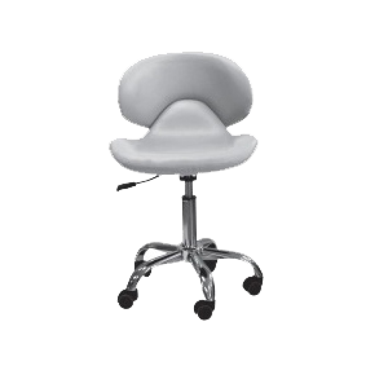 Cre8tion Nail Technician Chair, Grey, 29039 BB KK (NOT Included Shipping Charge) 